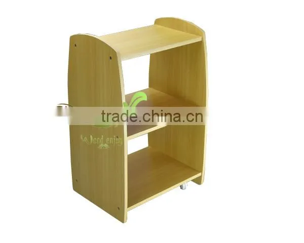 2016 New Products Beauty Spa Trolley,Solid Wooden Trolley,Salon Trolley