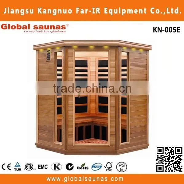 6 Person Fir Sauna Room With Carbon Infrared Heater Health Care Products KN-005E