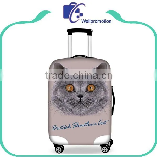 Durable Elastic Custom Spandex Suitcase Luggage Cover photo-5
