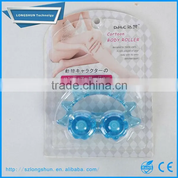 2015 Beauty and New Plastic Handheld Back and Body Relax Roller Massager photo-3
