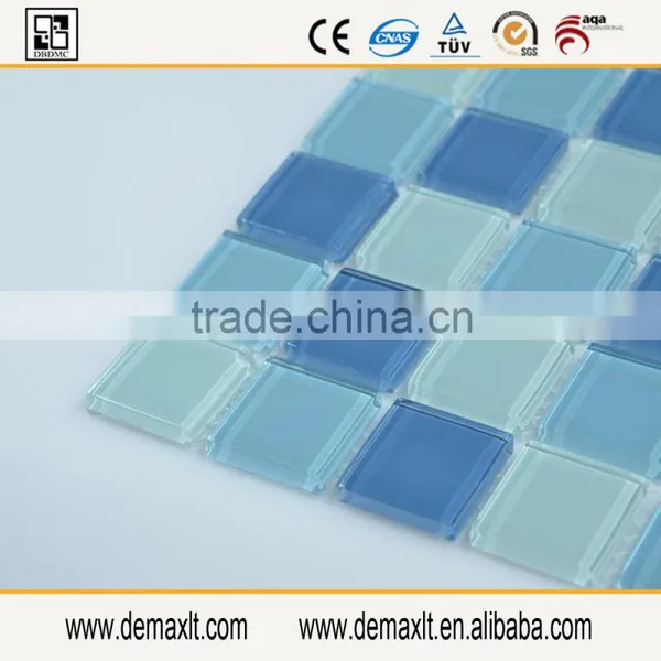 Demax Blue Glass Mosaic Tile for Project Colored River Mother photo-3