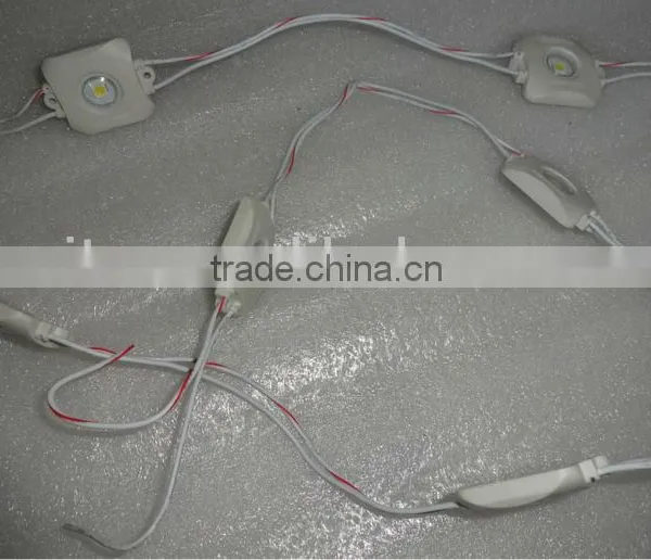 WHITE 1.2W 5050 Type Super Bright Led Module,DC12V Input;20pcs a String;injection Module,IP65 photo-4