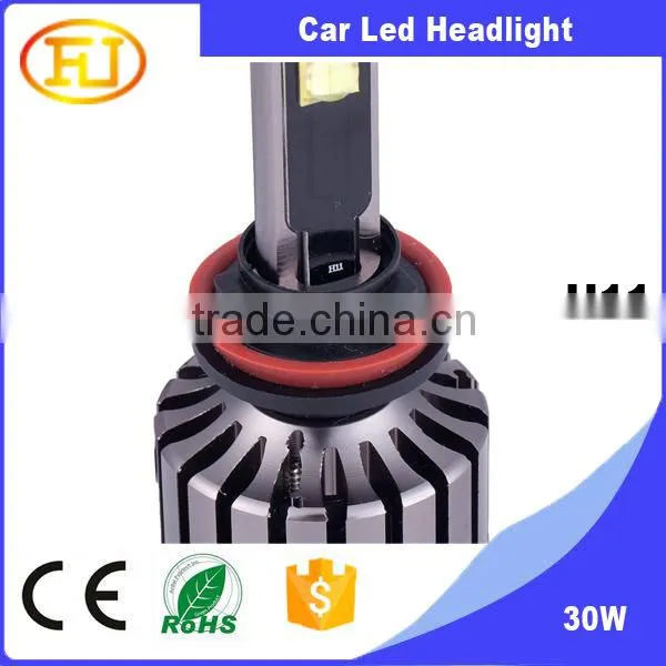 H11 Car Led Headlight 30w Led Headlight Bulbs 12v r4 Led Headlight photo-4