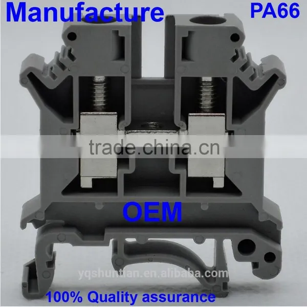 UK6N High Quality 6mm2 UK Series Din Rail Terminal Block Universal Teruniversal