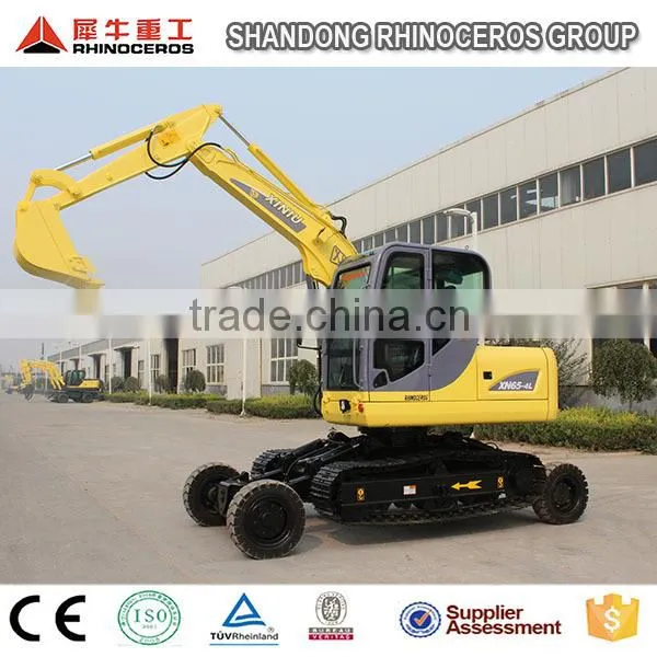 48kw Wheel Excavator/0.3m3 Bucket Crawler Excavator/8 Ton Mini Diesel Excavator photo-3