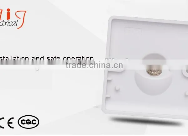 OEM Cheap Electrical White Bakelite Material 250v 10a tv Plug Socket photo-4