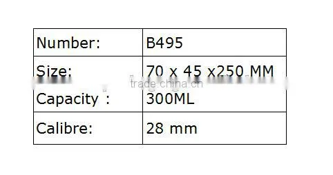 300ml Fashion Transparent Eco Friendly Shampoo Bottle photo-3