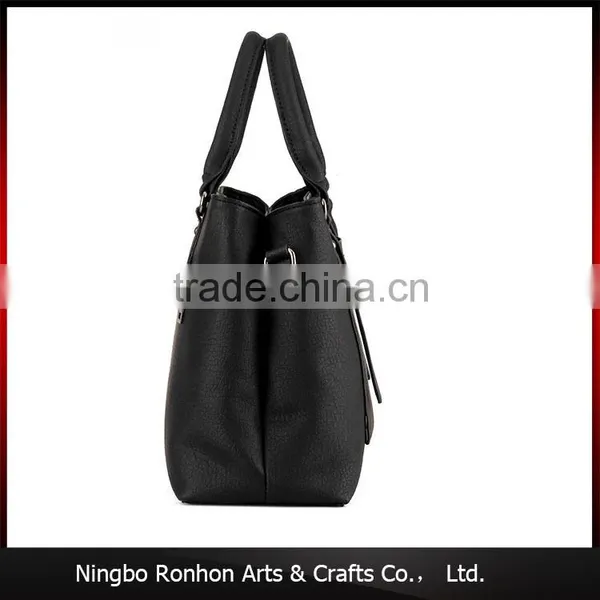Cheap Purple Lady PU Leather Bag With Tote and Shoulder Use photo-2