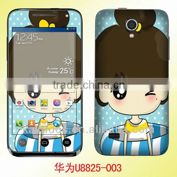 Skin Stickers for Huawei U8825 Decal Cover for Cartoon Girl Full Body Skin photo-2