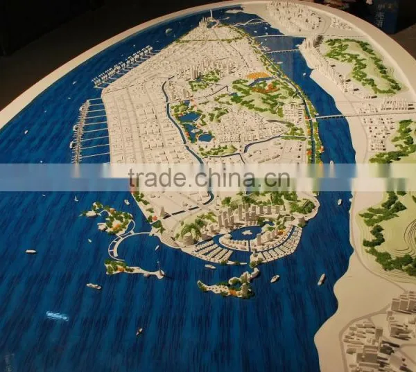 1000 Scale 3D Acrylic Urban Plan Architectural Model Maker photo-3