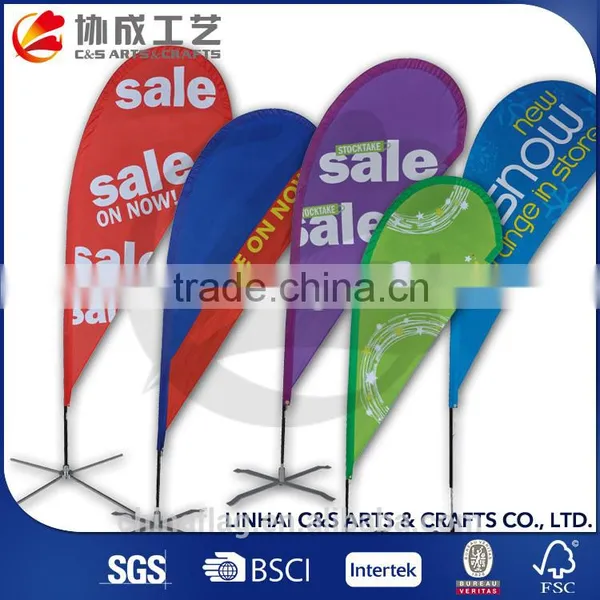 Eco-Friendly Promotional Custom Printing Table Beach Flag photo-6
