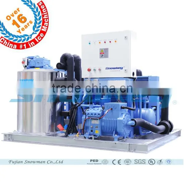 Best Seller Snow Ice Machine Common Standards 5000 Kgs per Day Flake Ice Machine With Air Cooling Condenser