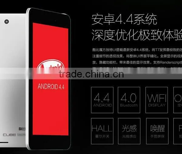 Wholesale Price 7.0 Inch Android 4.4 MTK8752 Octa Core 1.7Ghz 2GB+16GB 1440x900P 4G Phone Call Cube T7 Mini Tablet PC