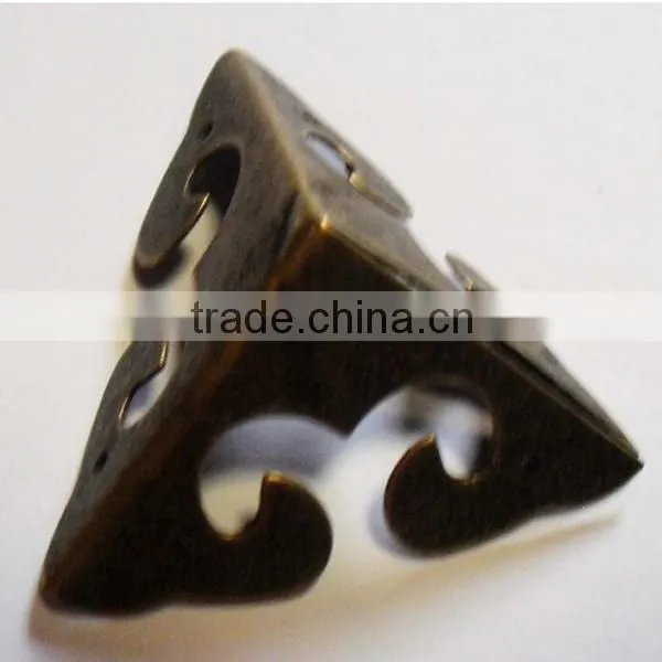 Vintage Ancient Box Corner Protector Guard Desk Edge Cover Decorative Hardware