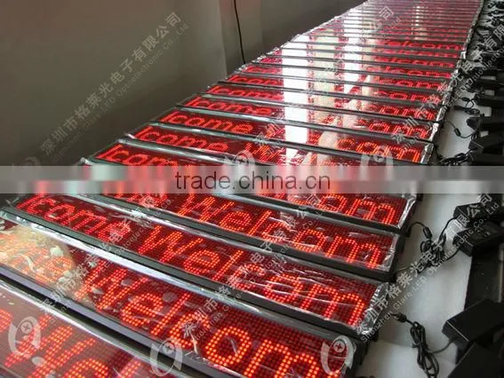 Dual Color P7.62 LEDS Walking Moving Signs Indoor LED Scrolling Message Display Screen Panel photo-6