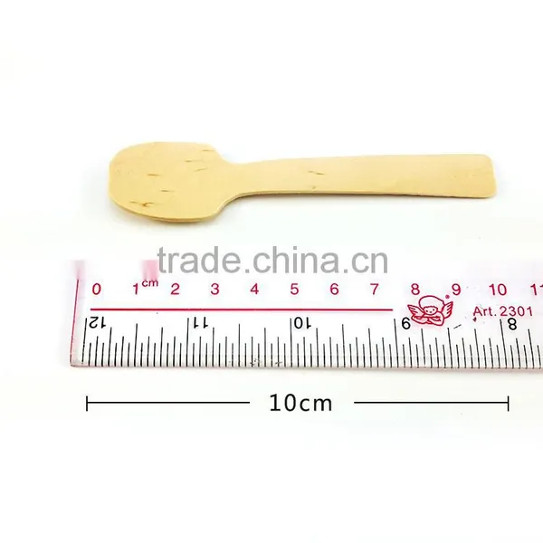 Disposable High Quality Small Wooden Spoon and Fork photo-4