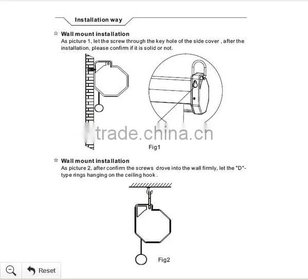Motorized Projection Screen/Projector Screen/Matte White Electric Screen photo-4