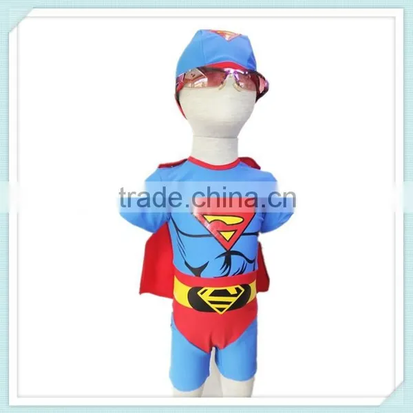 New Anti UV Cartoon Super Man Baby Boys Swimwear Beach Children Kids Swimwear Swimsuit Wear Costumes Boys One Pieces
