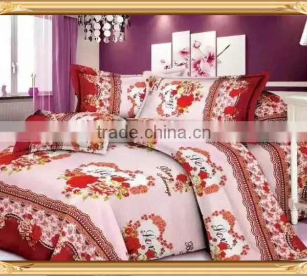 Reactive Printed 100% Cotton Print Bed Sheets/quilt Cover/table Cloth/comforter Set photo-6