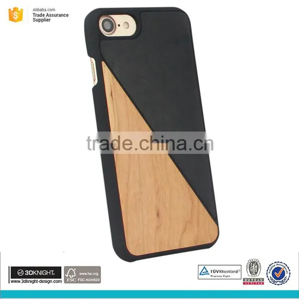 Fashion Design New Wooden Phone Case for Iphone 7 Leather Case photo-2