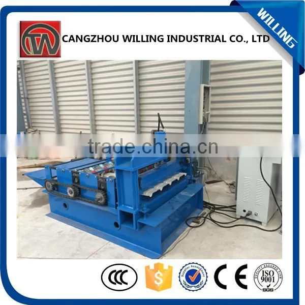 Manual Aluminum Iron Roof Sheet Crimping Machine photo-4