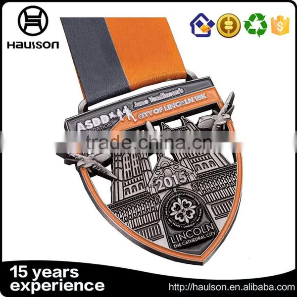 Ww2 Wholesale Custom Medals Five Stars 3d Hollow Out Diecast Soft Enamel Zinc Alloy Imitation Gold Plating Soccer Sports Medal photo-2