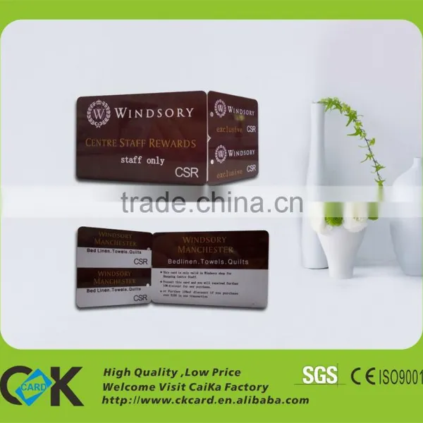 Quality Assurance! Die Cut Eco-friendly Plastic Combo Card With Low Price