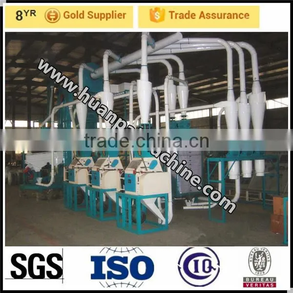 HP small 15 T wheat flour making machine, wheat flour processing equipment