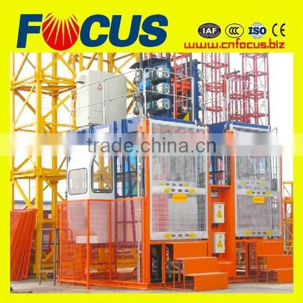 China SC200/200 Gear Rack Lift With 2ton Cage Construction Hoist Building Hoist photo-3