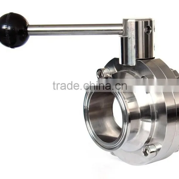 Stainless Steel Sanitary Butterfly Valve photo-3