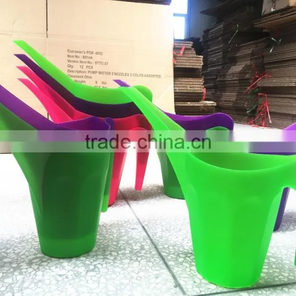 Ladies Garden Plastic Watering Can Set Plastic Watering Cans in Assorted Colors photo-4