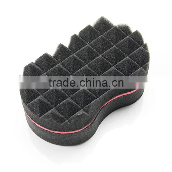 BLACK Twist Hair Sponge Brush for Dreads Loc Twist Curl, Small Oval Shape Hair Twist Sponge photo-5