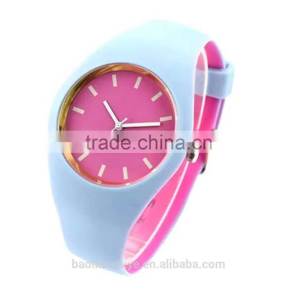2017 New Style 5ATM Waterproof Silicone Chain Bracelet Watch photo-6