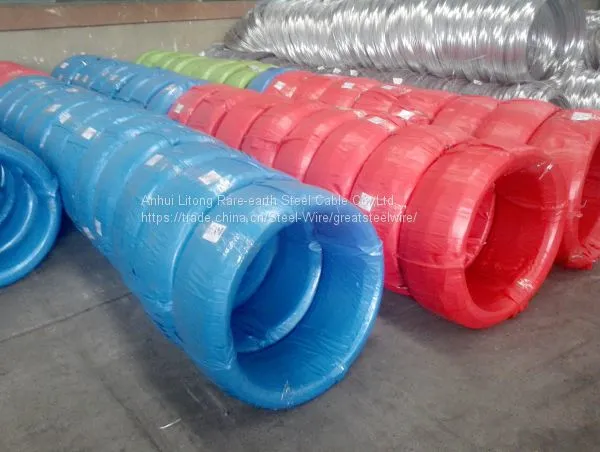 Hot Dipped Galvanized Steel Core Wire 1.57mm-4.8mm For Fence ACSR Armouring Steel Cable