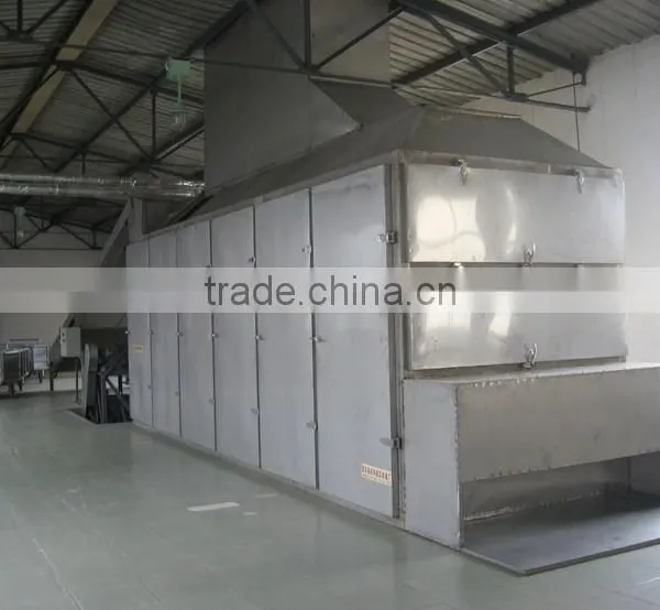 Continuous Hot Air Spinach Drying Machine Belt Dryer photo-3
