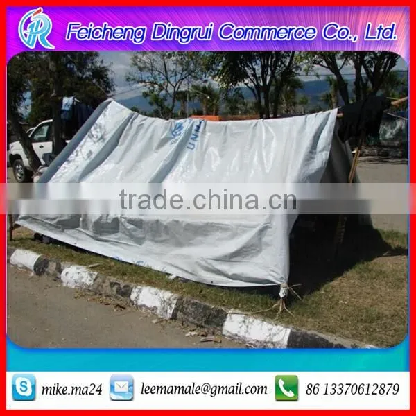 130gsm Rain Proof Poly Tarp for Relif Tent photo-2