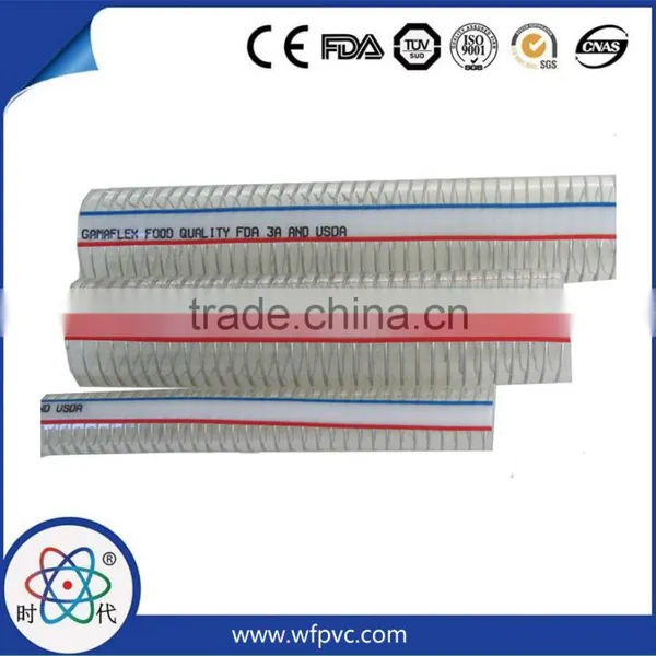 Weifang Shidai PVC Hose 5/16" PVC Sprial Steel Wire Reinforced Hose Pipe on Hot Sale photo-5