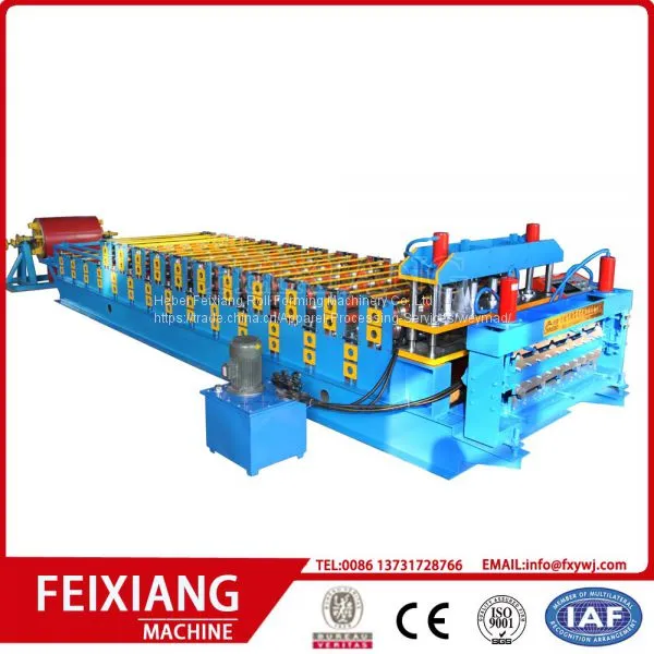 Double Layer Aluminum Panel Roof Forming Machine photo-4