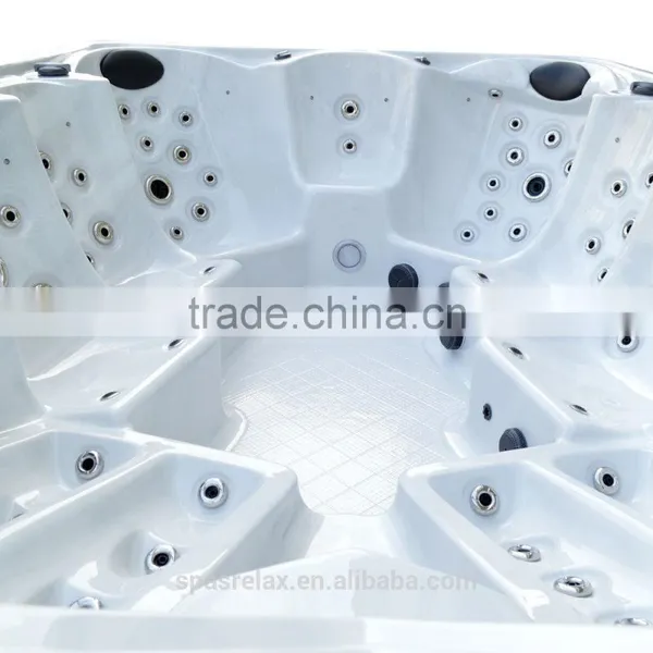 White Acrylic Whirlpool Massage Massage Type and Freestanding Installation Type Pop-up tv Outdoor Spa photo-5