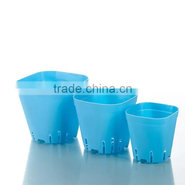 Plastic Square Pots for Plants Black Color photo-3