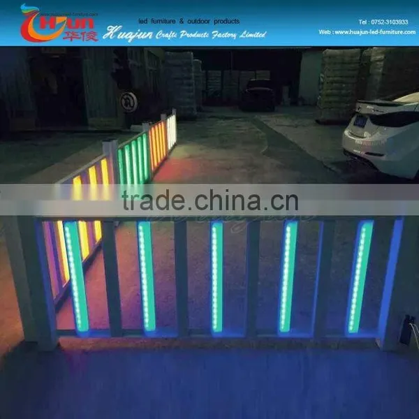 Illuminated Modern Highway Guardrail photo-5