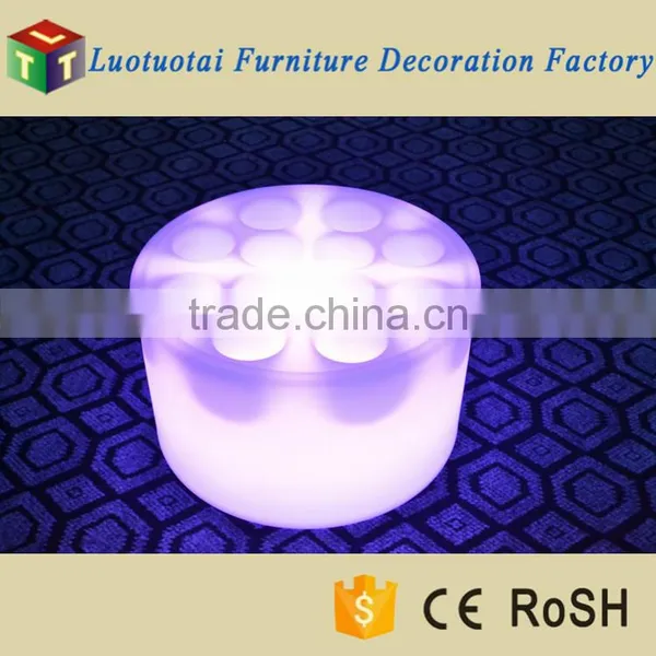 Plastic Bottle Tray LED Illuminated Wine Tray With 12 Hole Use for Bar/nightclub photo-2