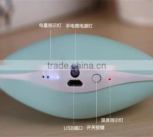 Shell Charge Hand Warmer Portable Mini Hand Warmer Electric Heating Treasure With Mobile Power Supply and Electric Torch photo-3