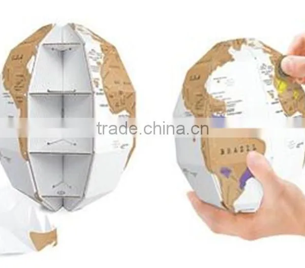 CT-529 Globe Second Generation Globe DIY Vertical Group World Map Version photo-2