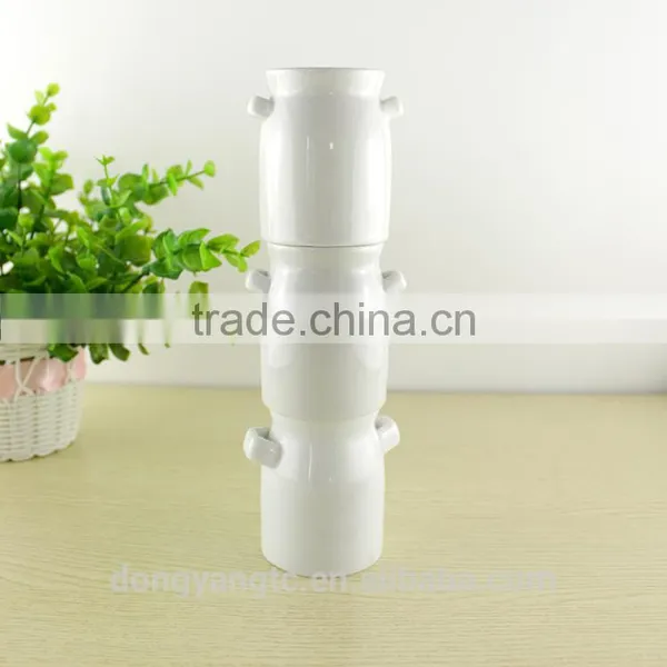 Factory Direct Wholesale White Strengthen Ceramic Milk Bottle photo-4