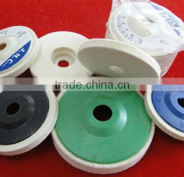 100% Wool Felt Polishing Wheel photo-3