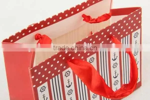 Foldable Gift Bag With Anchor Patterns/ Shopping Bag photo-6