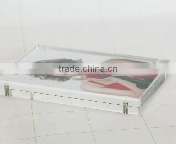 Wholesale Custom Handmade Large Acrylic Cube Photo Frame photo-3