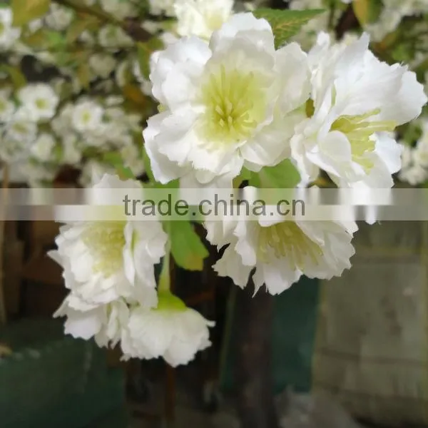 GNW BLS1508001 White Color Artificial Blossom Tree for Wedding Decoration photo-2