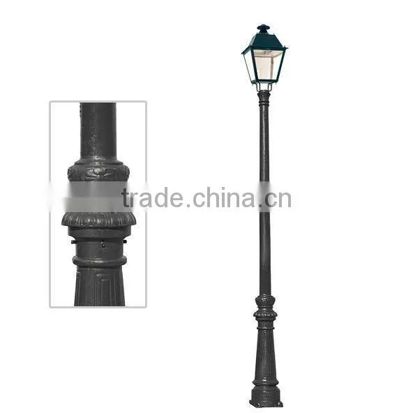 Square Metal(ductile Iron) Casting Poles,yard Lighting Poles photo-3